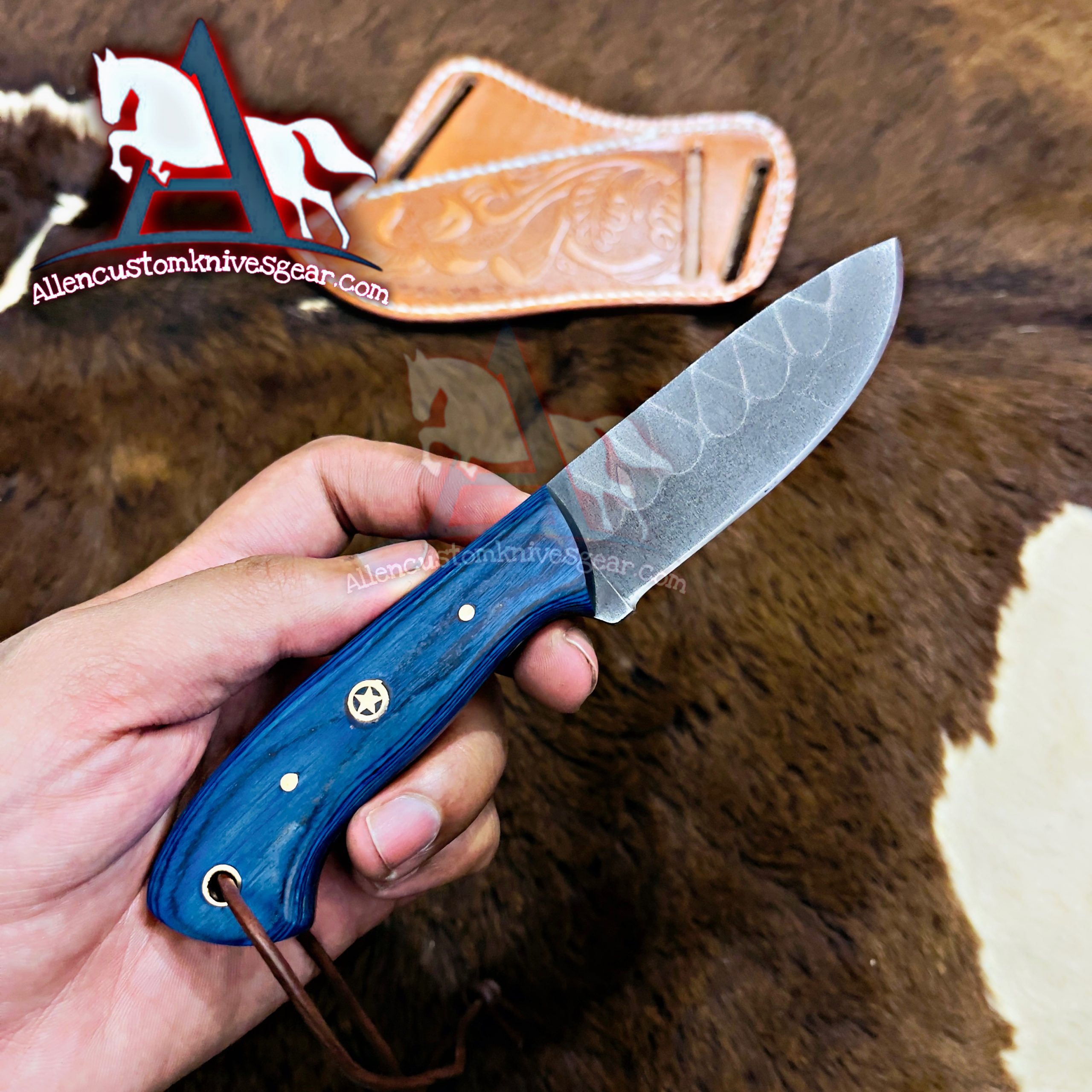 Handmade Bowie, Cowboy, Hunting Knife – Allen Custom Knives Gear