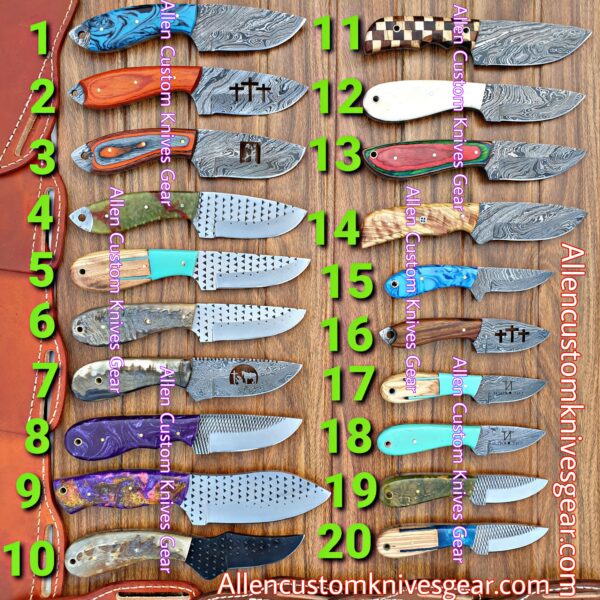 20 knives Big Deals, Cowboy, Hunting, Skinner Knives – Allen