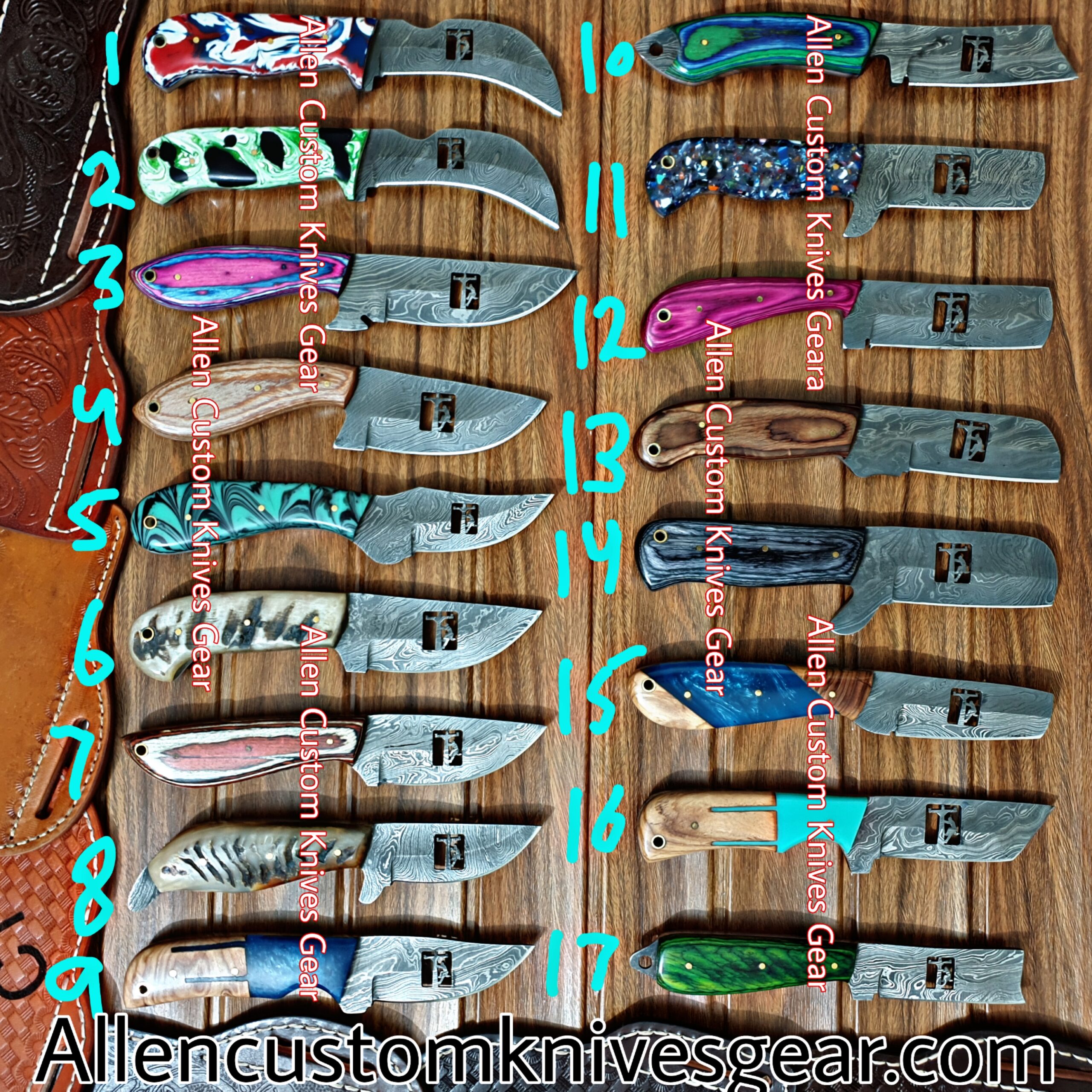 Cowboy Knives Set – Allen Custom Knives Gear