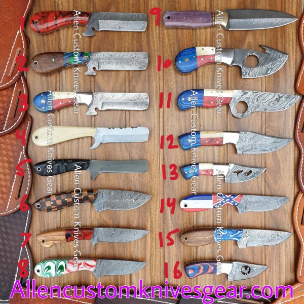 Handmade High Polish Cowboy, Hunting, Skinner Knives – Allen Custom Knives  Gear