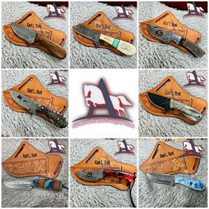 Handmade High Polish Cowboy, Hunting, Skinner Knives – Allen Custom Knives  Gear