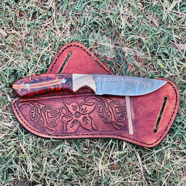 Handmade High Polish Cowboy, Hunting, Skinner Knives – Allen Custom Knives  Gear