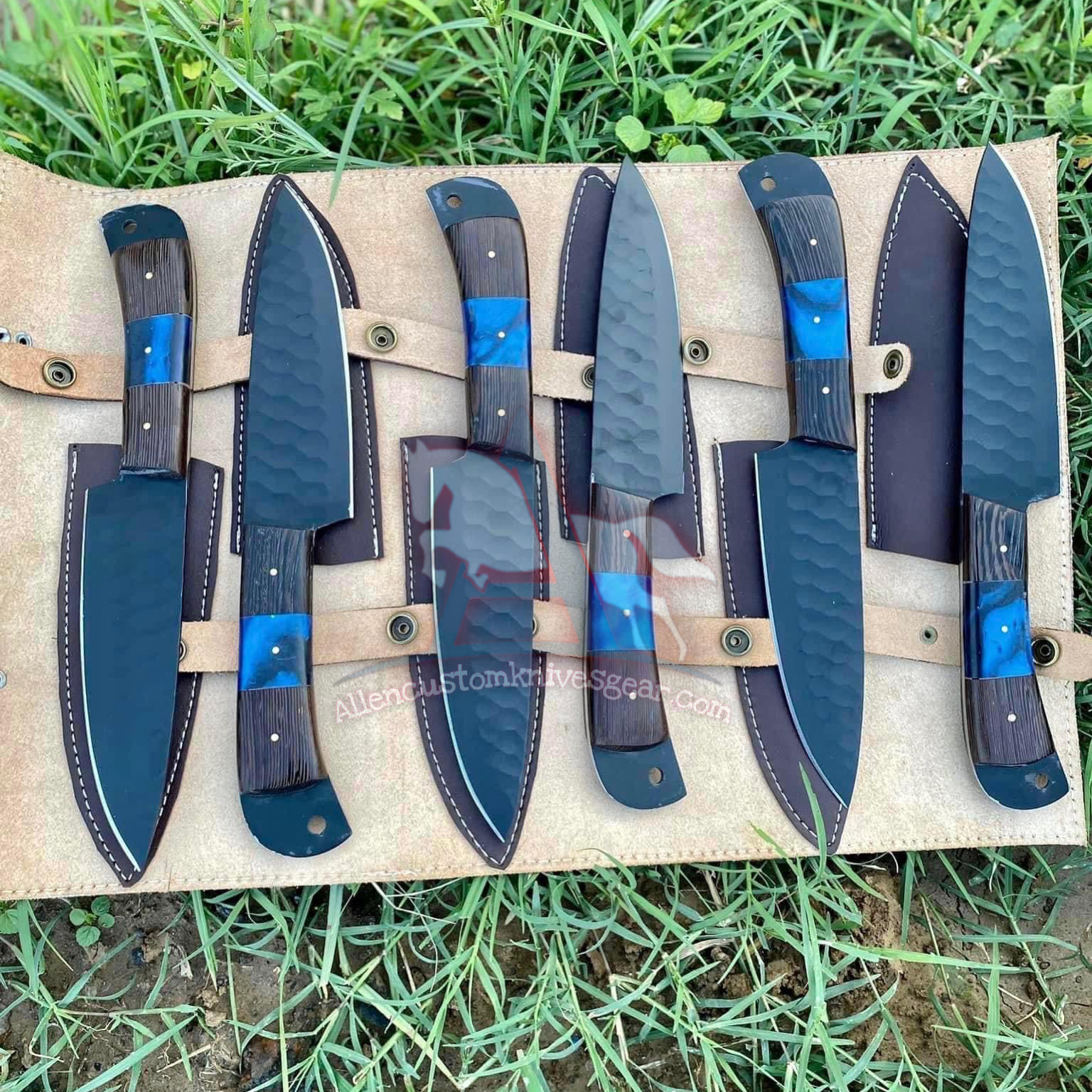 Handmade BBQ knives Set – Allen Custom Knives Gear