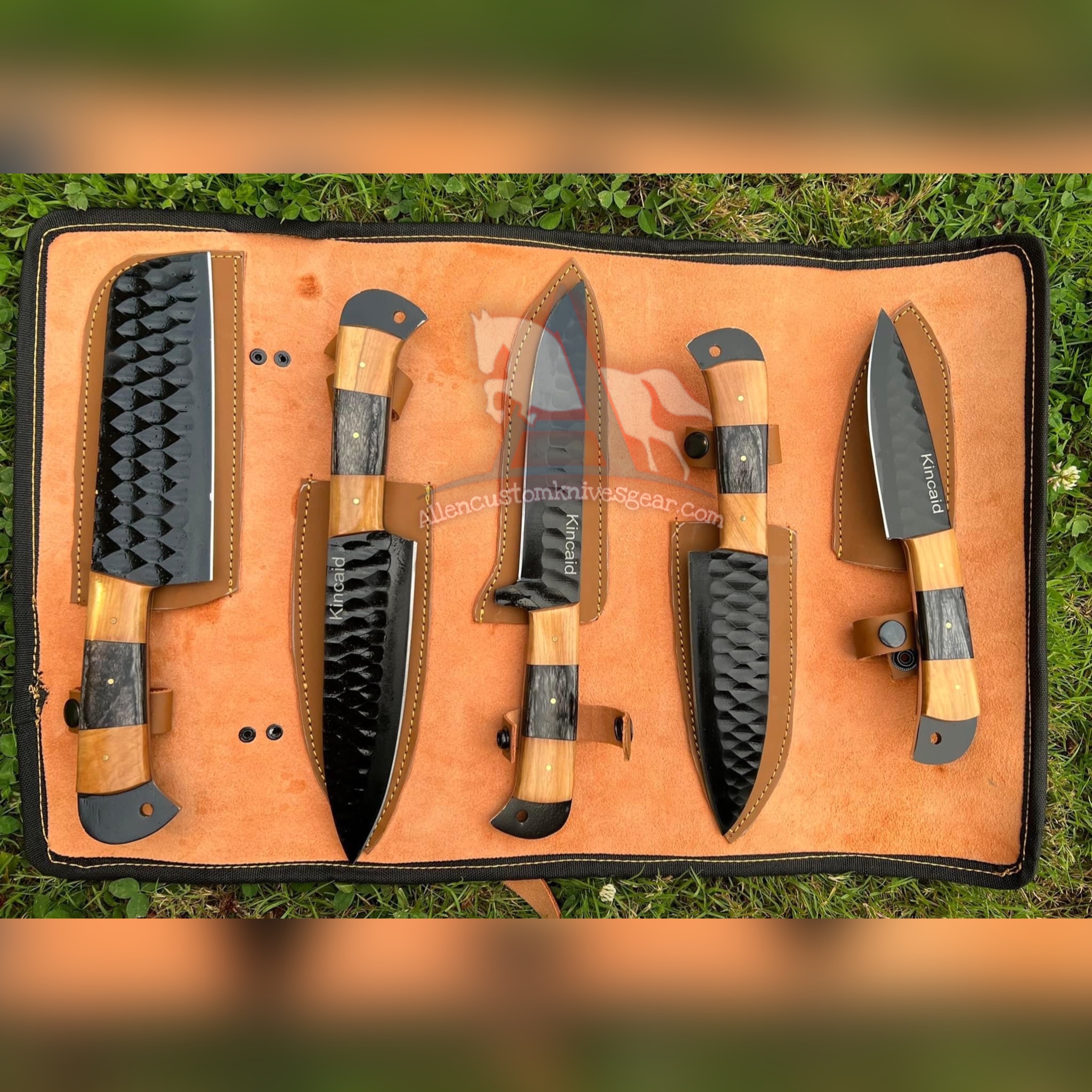 BBQ & Kitchen Knives Set – Allen Custom Knives Gear