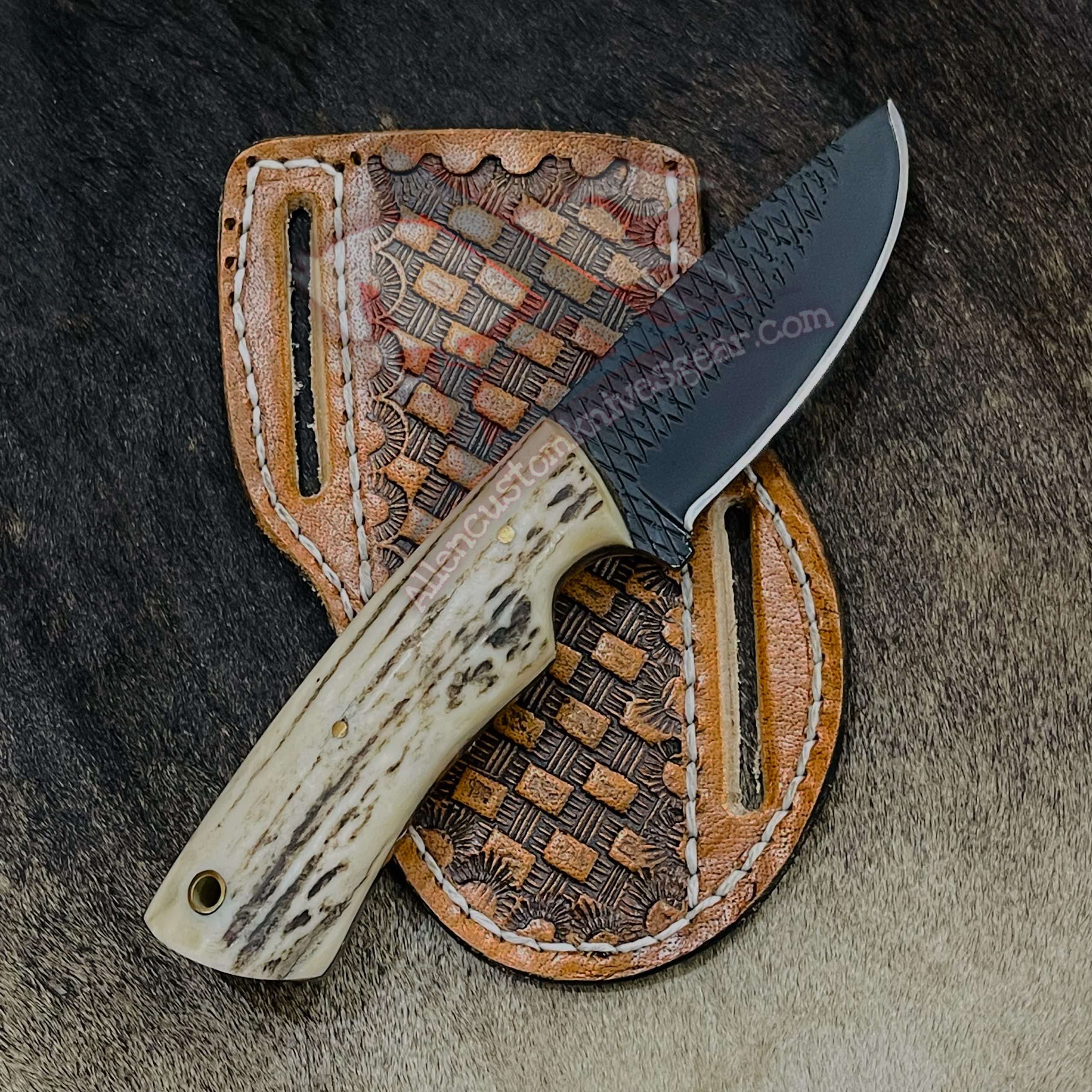 Handmade High Polish Cowboy, Hunting, Skinner Knives – Allen Custom Knives  Gear