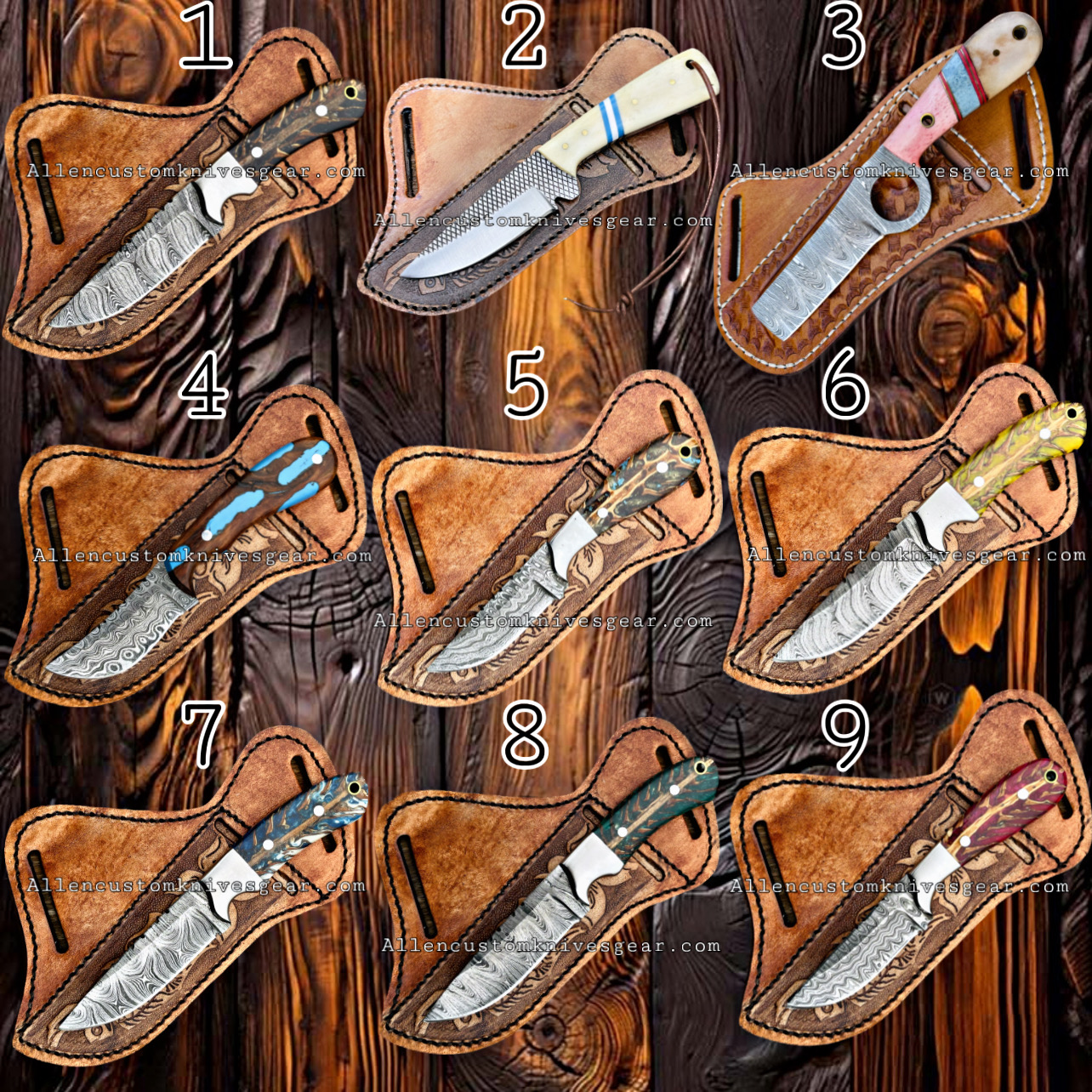 Handmade Bowie, Cowboy, Hunting Knife – Allen Custom Knives Gear